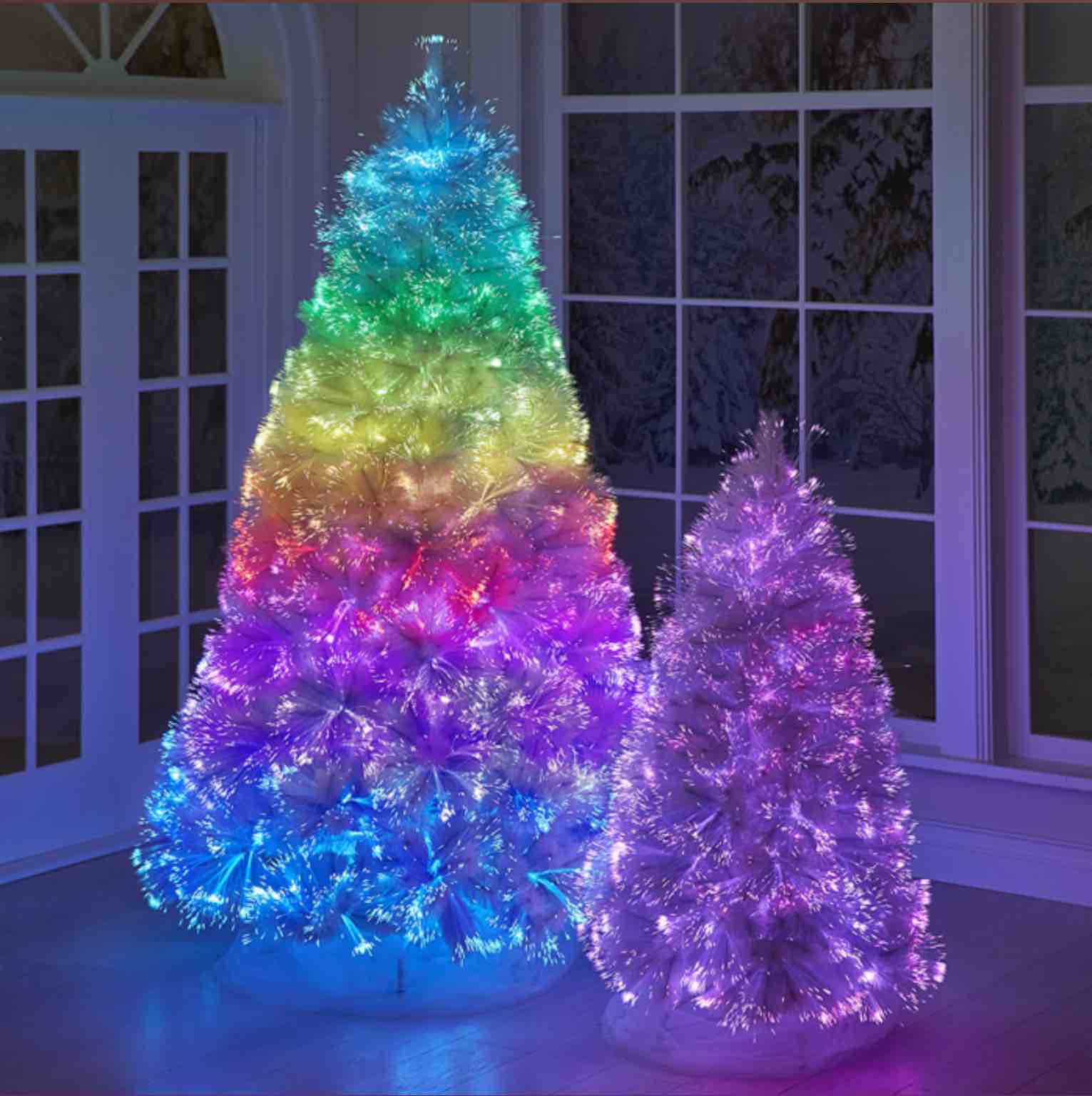 The White Northern Lights Tree