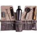 Mixology Bartender Kit | Premium Silver Cocktail Set | 6-Piece | Cocktail Shaker Set Including Cocktail Shaker 19 oz, Bar Blade, Jigger, Wood Muddler, Cocktail Strainer, Bar Spoon and Wax Canvas Bag