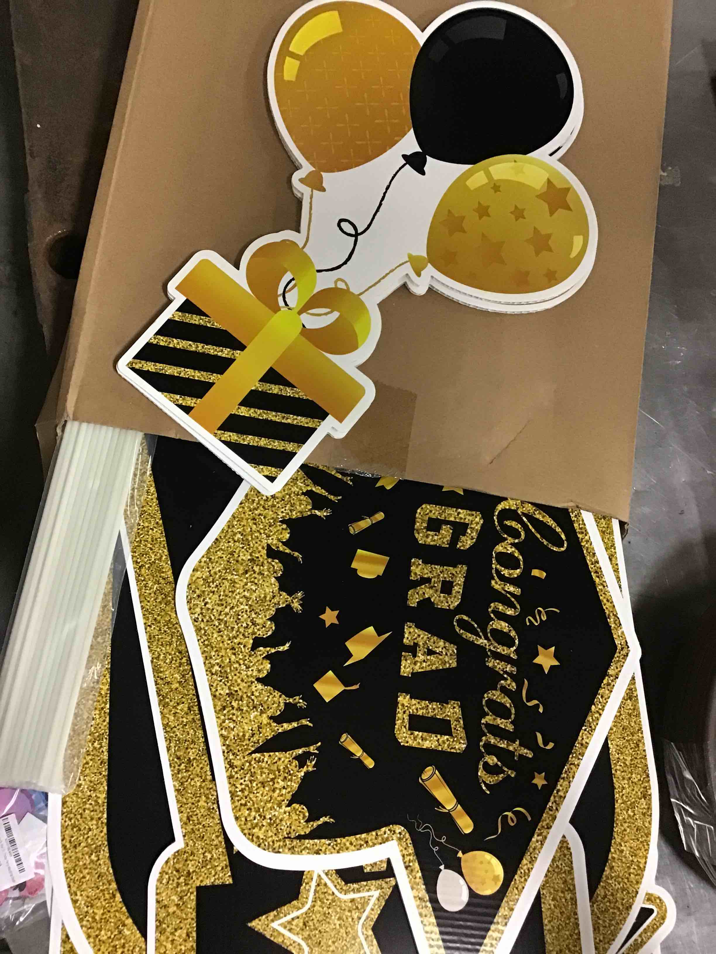 2022 Graduation par rty Supplies black