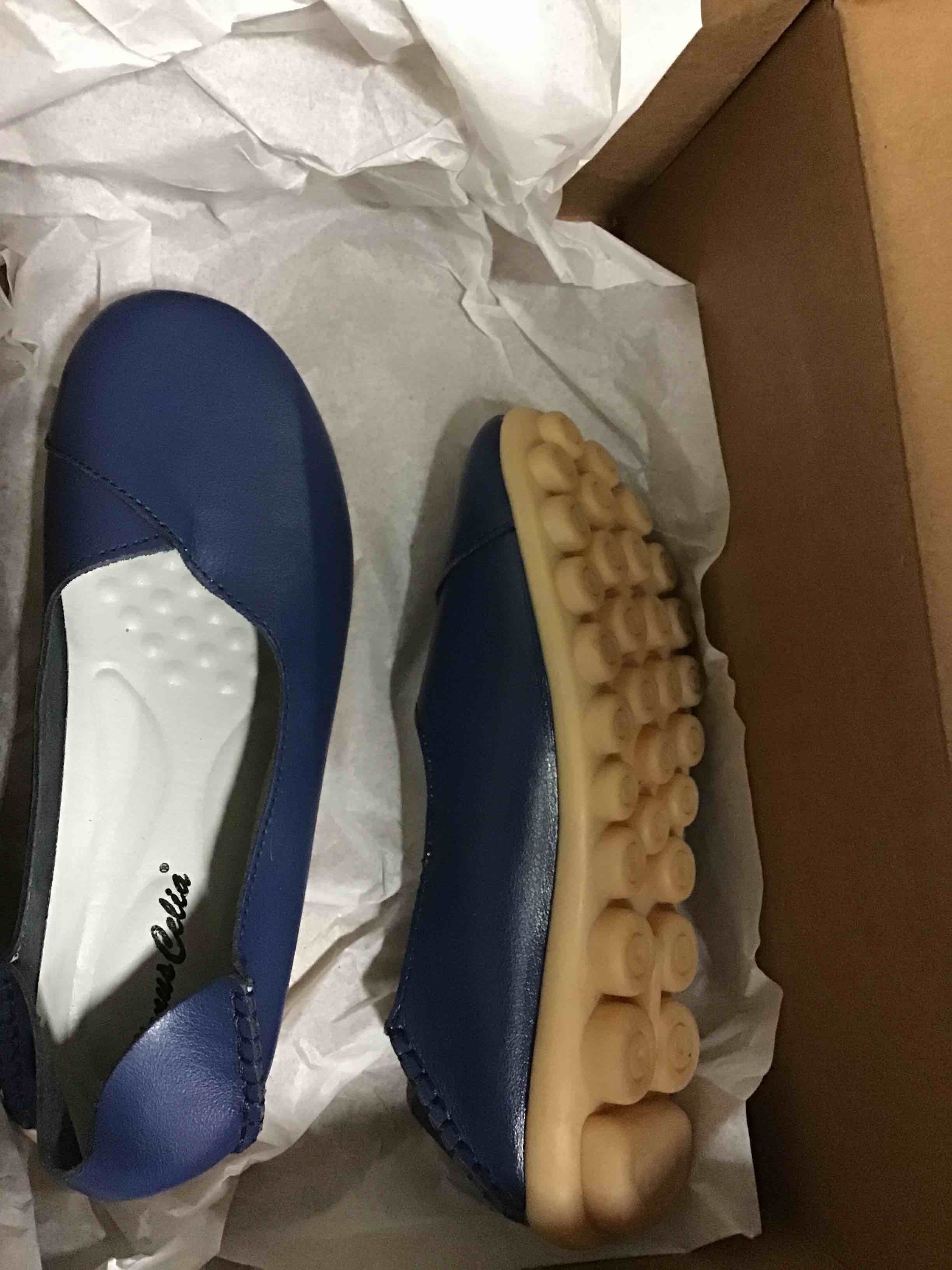 Venus Celia Women's Nude Walking Flat Loafer (Size 36)