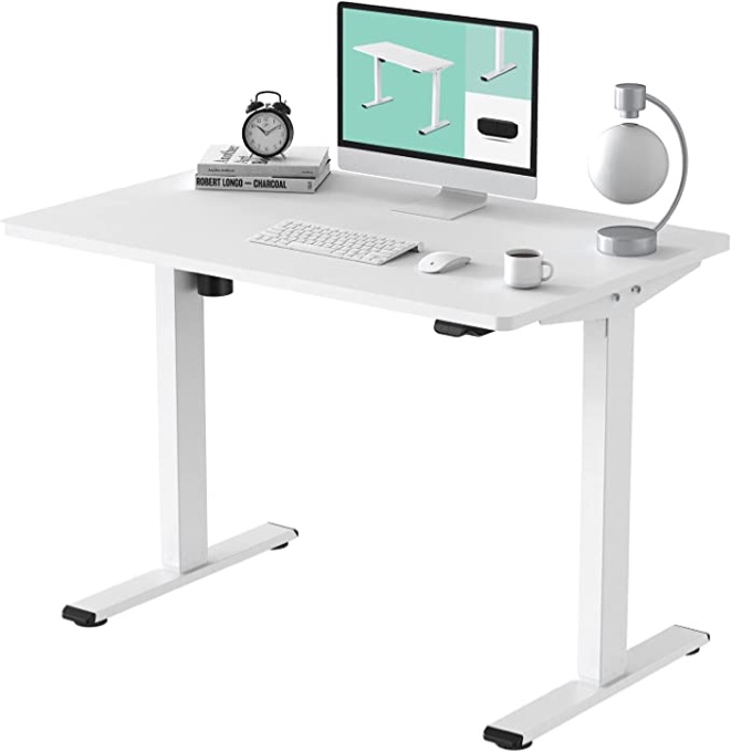 FLEXISPOT Electric Standing Desk Top White TB-R4830W-CB