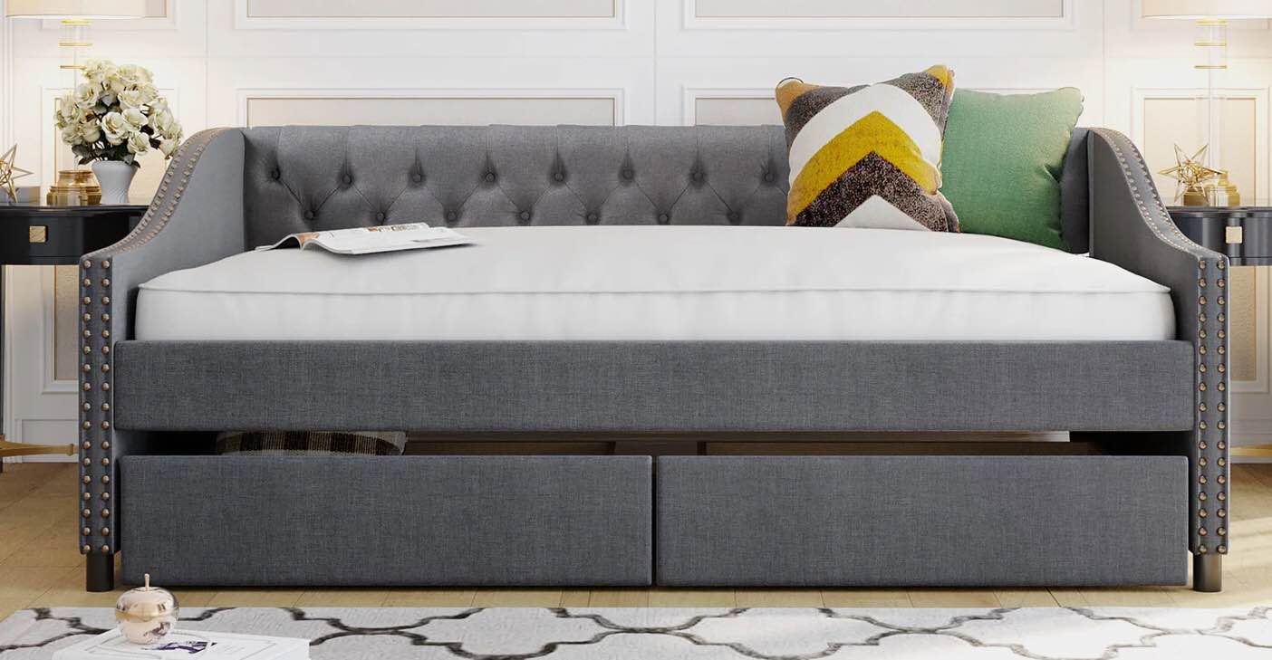 UPHOLSTERED DAYBED WF297129AAE ( BOX 2 OF 2 )