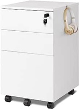 Devaise 3-Drawer Cabinet, White, AHDG036
