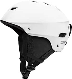 OutdoorMaster Ski Helmet, Medium, White