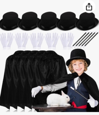 Shineymoon 48pc Magicians Party Halloween
