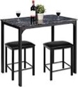 A004-SB2-L 3 PIECE DINING TABLE 