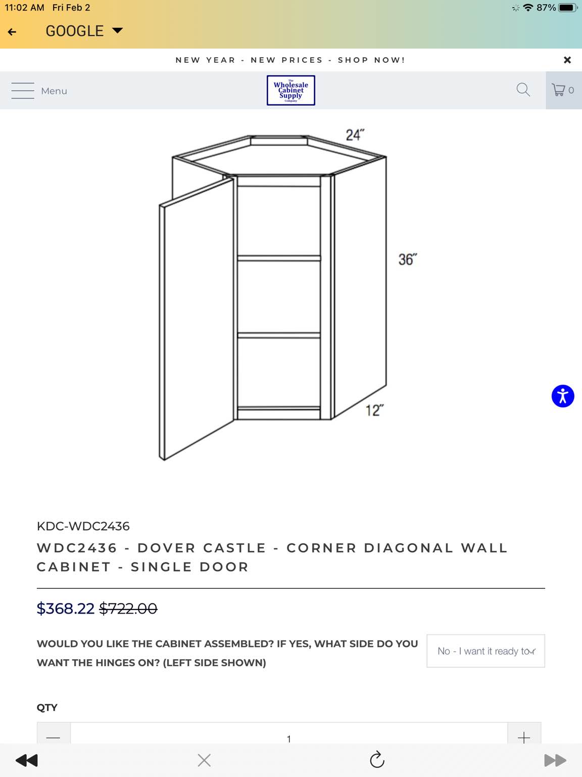 Lockdowell Corner Cabints