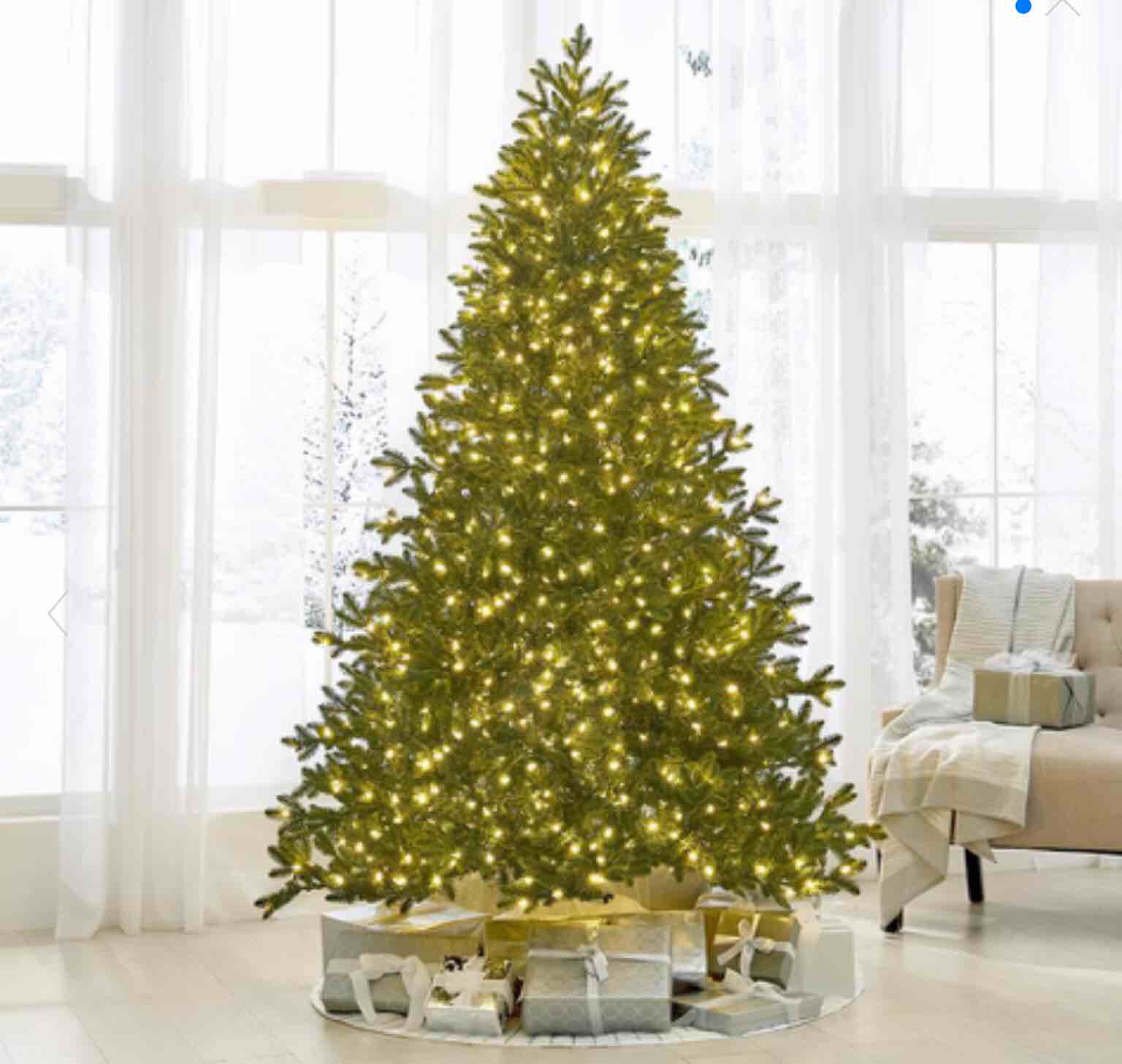 The World's Best Prelit Noble Fir (Incandescent Lights)