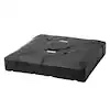 220 lbs. 3D Surface Stylish and Modern HDPE Patio Umbrella Base with Wheels in Black