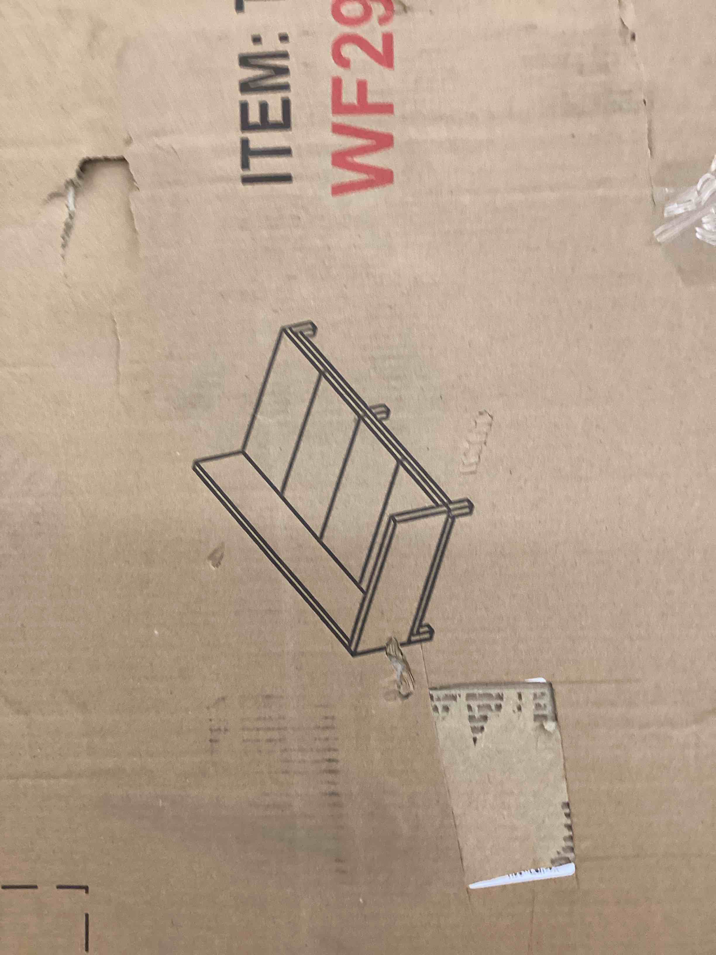 Twin Size Day Bed- Brown+Beige 