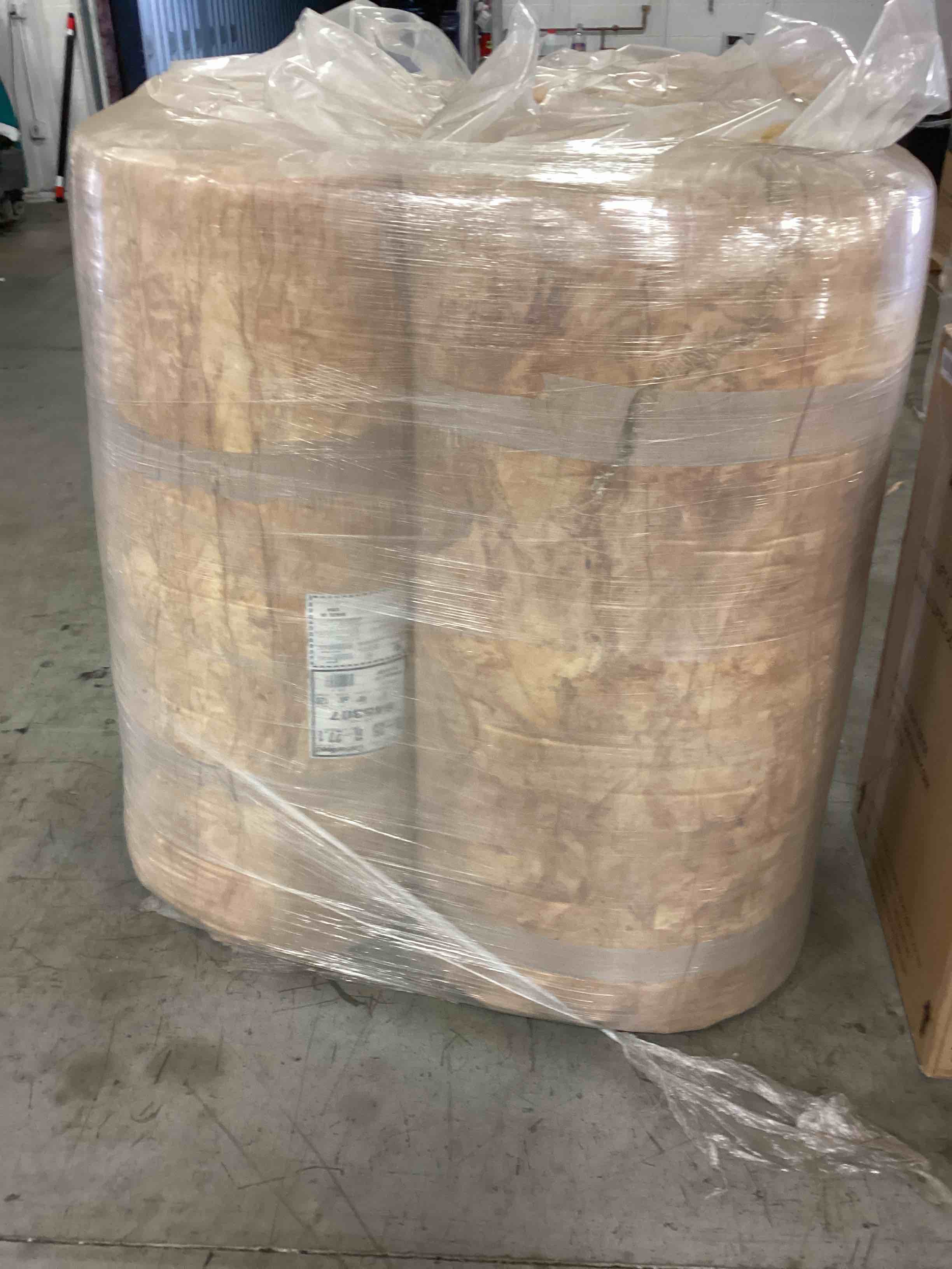 4 rolls of r25 insulation 8” thickness, 48” thickness, 30’ length and 120 sq ft