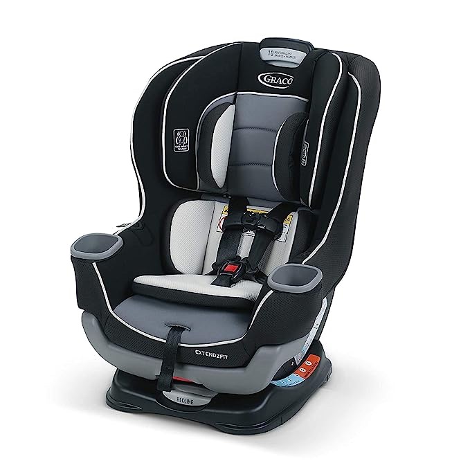 Graco Extend2Fit Convertible Car Seat, Ride Rear Facing Longer with Extend2Fit, 