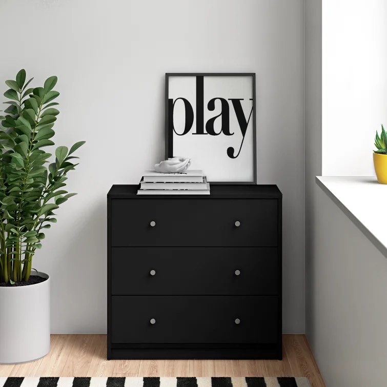Guilford 3 Drawer 28.5'' W Dresser