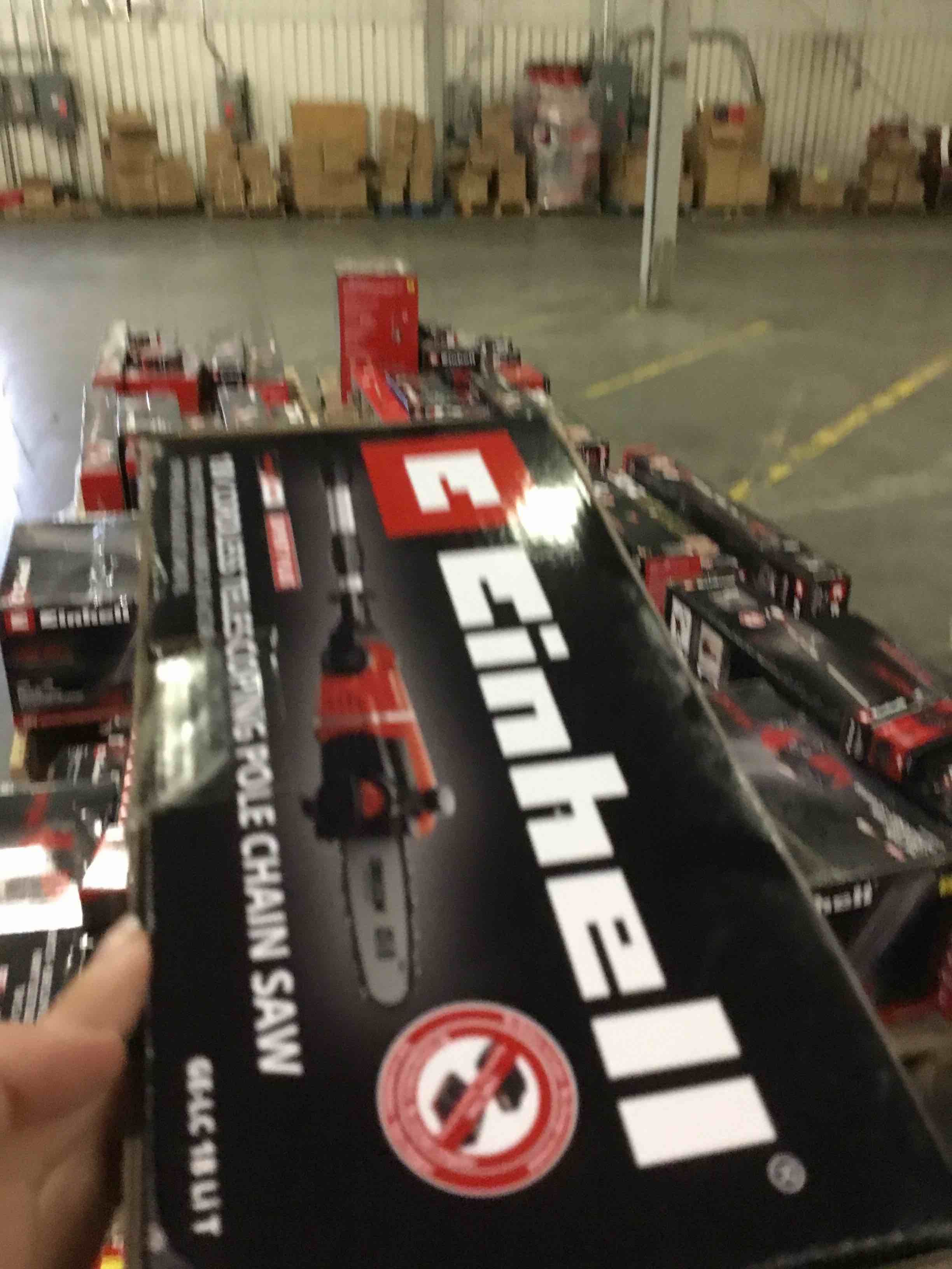 Einhell GE-LC 18 Li T 18-Volt Power X-Change Cordless Telescoping Pole Chain Saw, 8-Inch, Tool Only