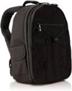 AmazonBasics DSLR and Laptop Backpack - Orange interior