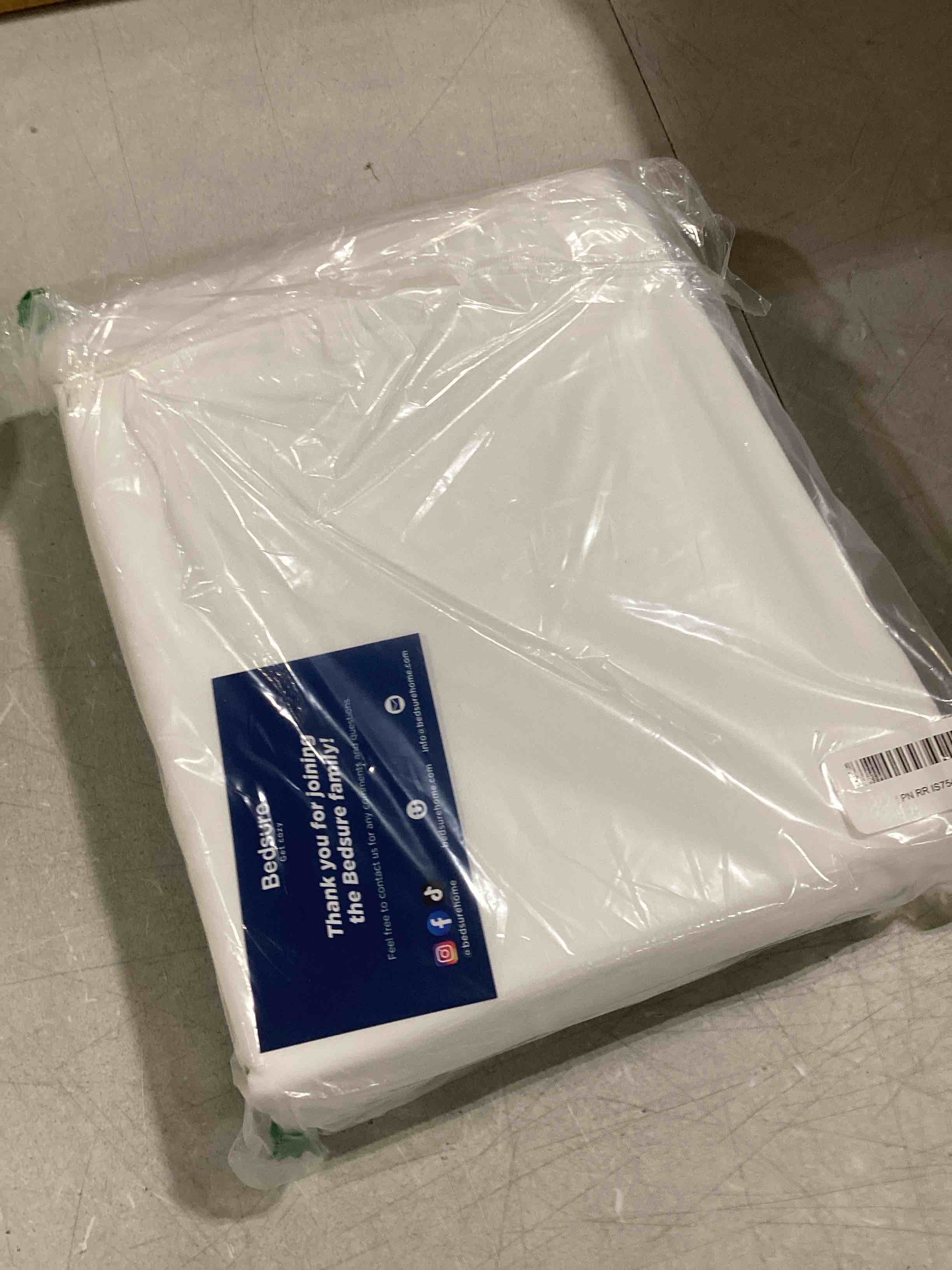 Bedsure Twin/Twin XL Duvet Cover Dorm Bedding Soft Prewashed White