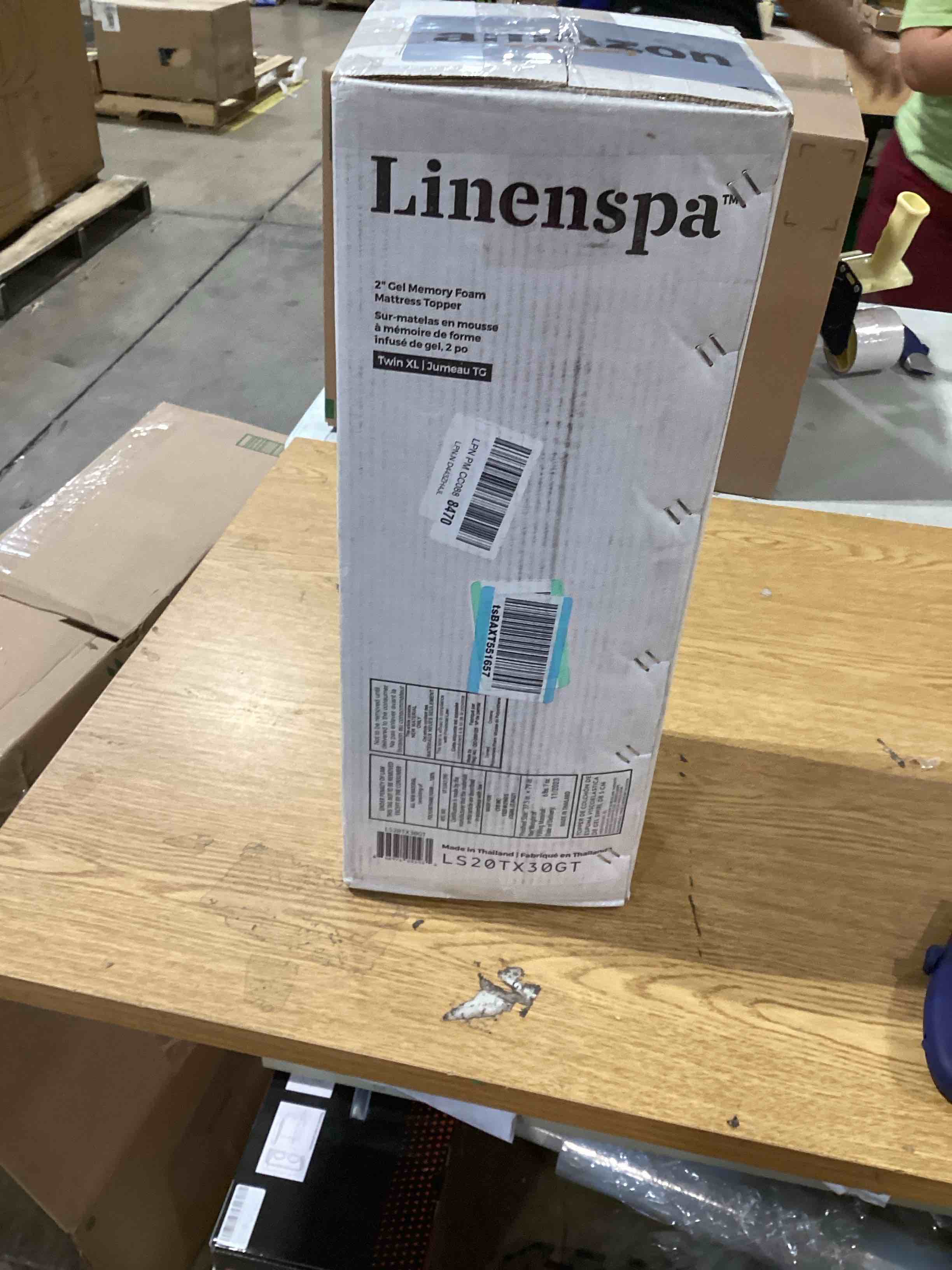 Linenspa 2 Inch Gel Infused Memory Foam Mattress Topper Cooling