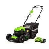 40V 20" Cordless Battery Push Lawn Mower w/ 4.0Ah Battery & Charger 