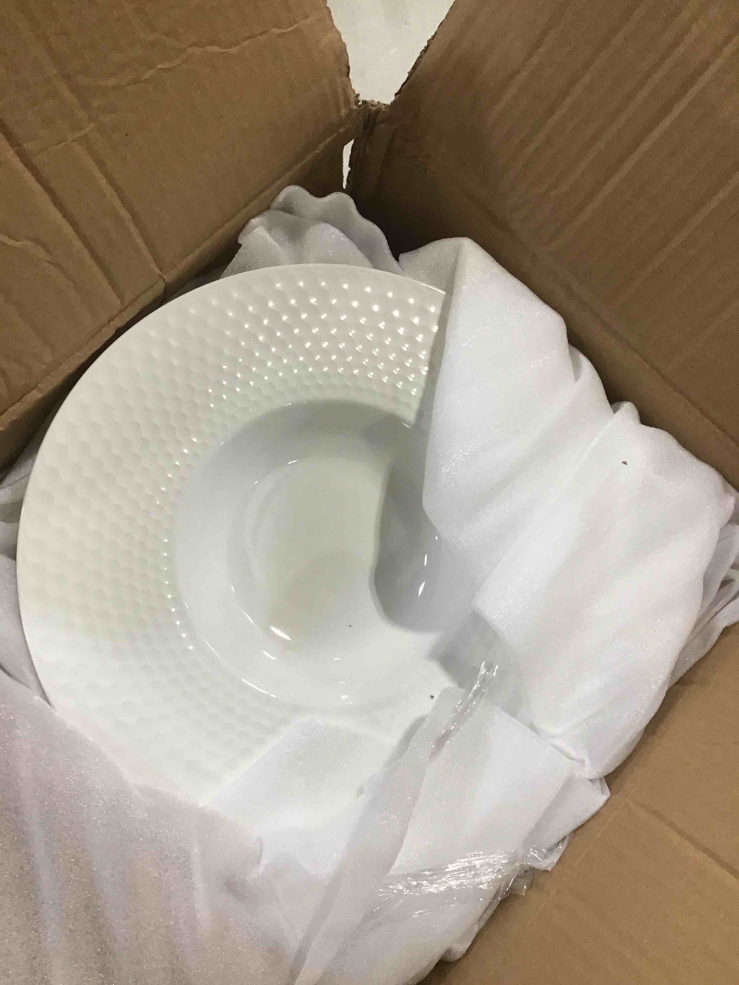 Ceramic Wide Rimmed Soup Plate, Soup Bowl 10.5 oz, Pasta Bowl Set of 4