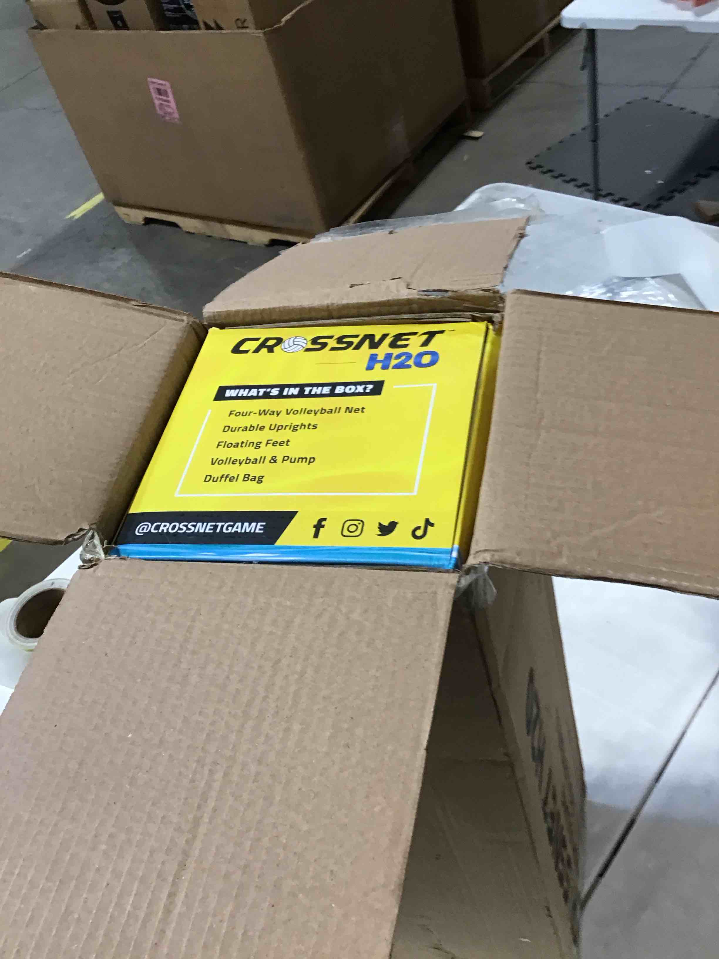 H2O Volleyball Pool Game for Adults and Kids Four Square Net