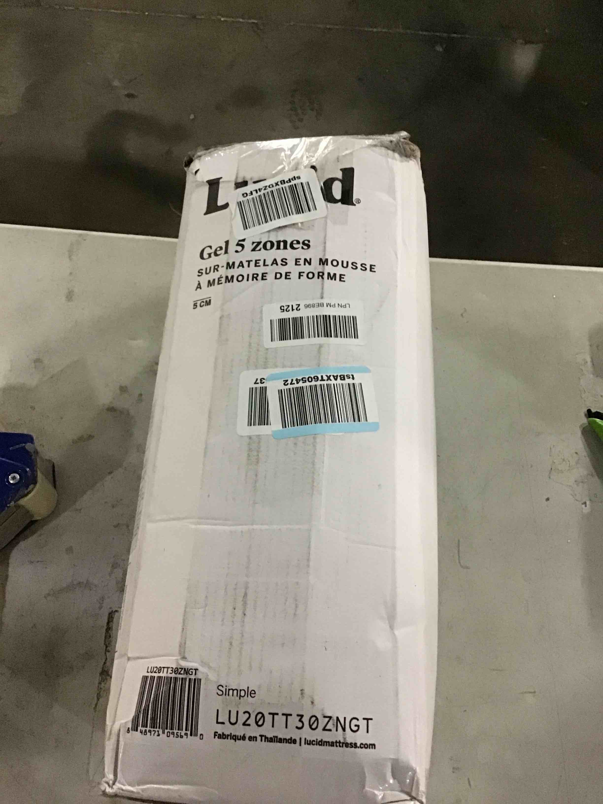 Lucid 2 Inch Mattress Topper Twin Memory Foam Mattress Topper Twin