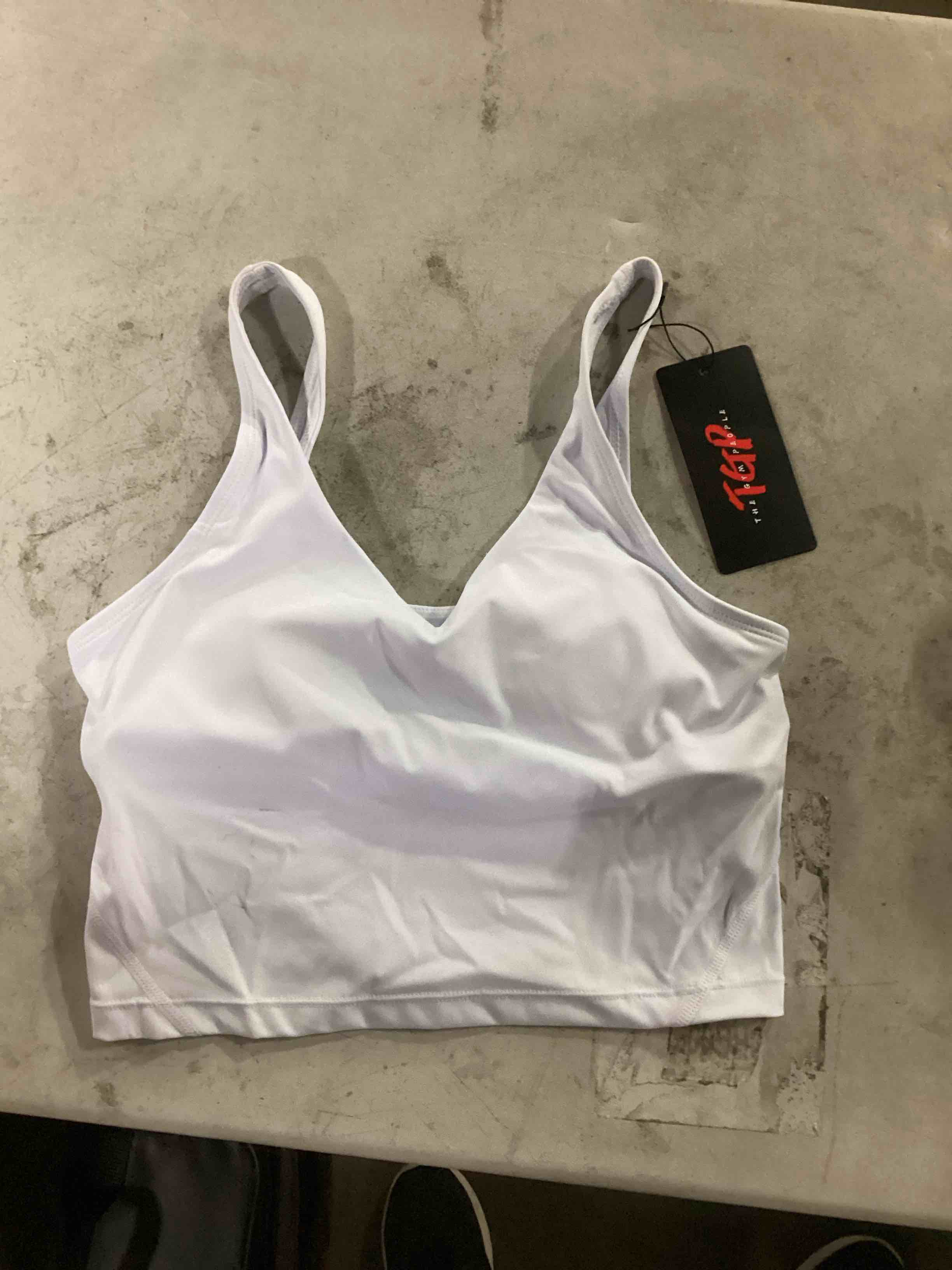 Size XS THE GYM PEOPLE Womens' Sports Bra Longline Wirefree Padded with