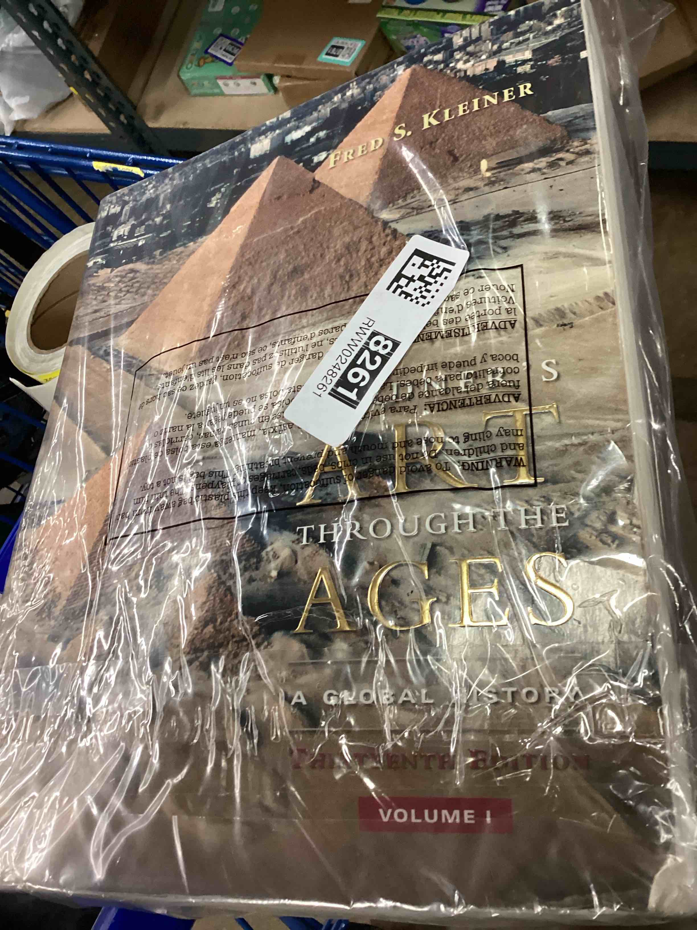 Condition photo showing As Is for gardner's art through the ages: a global history (uga custom, thirteenth edition, volume i)
