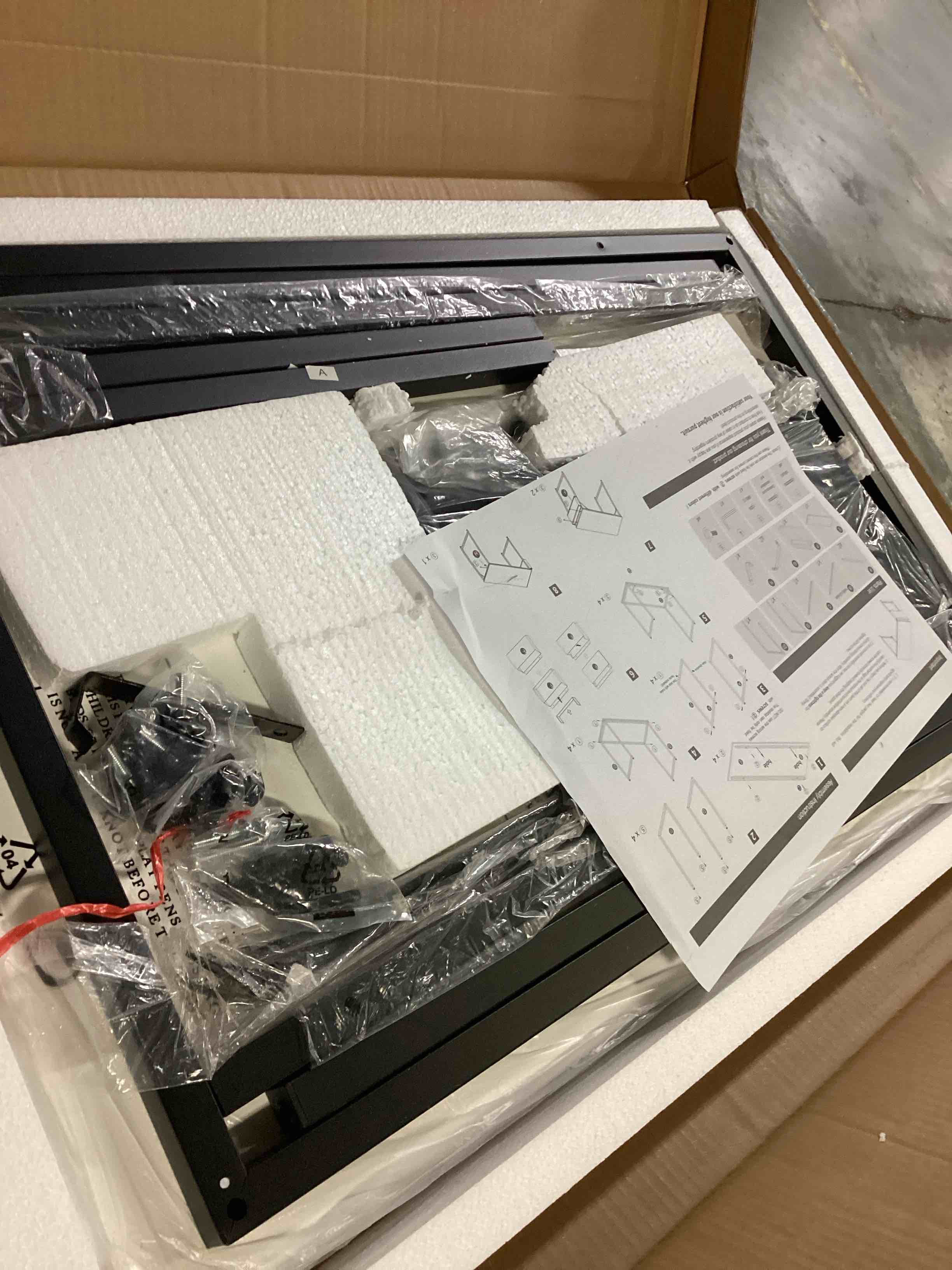 Small Computer Desk for Bedroom White Modern Writing Table for Home