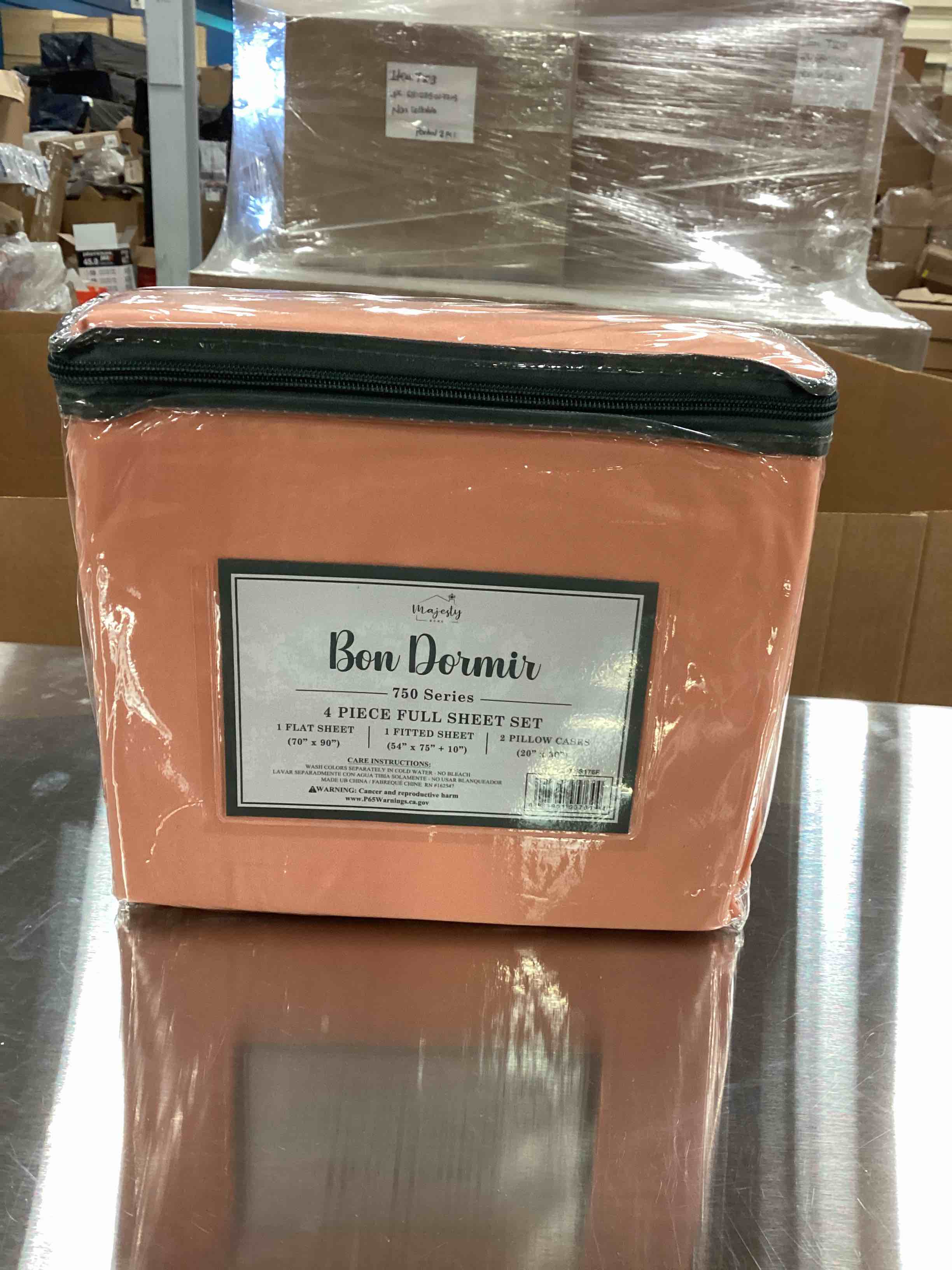 Bon Dormir 750 series 4 piece full sheet, set extra deep pockets