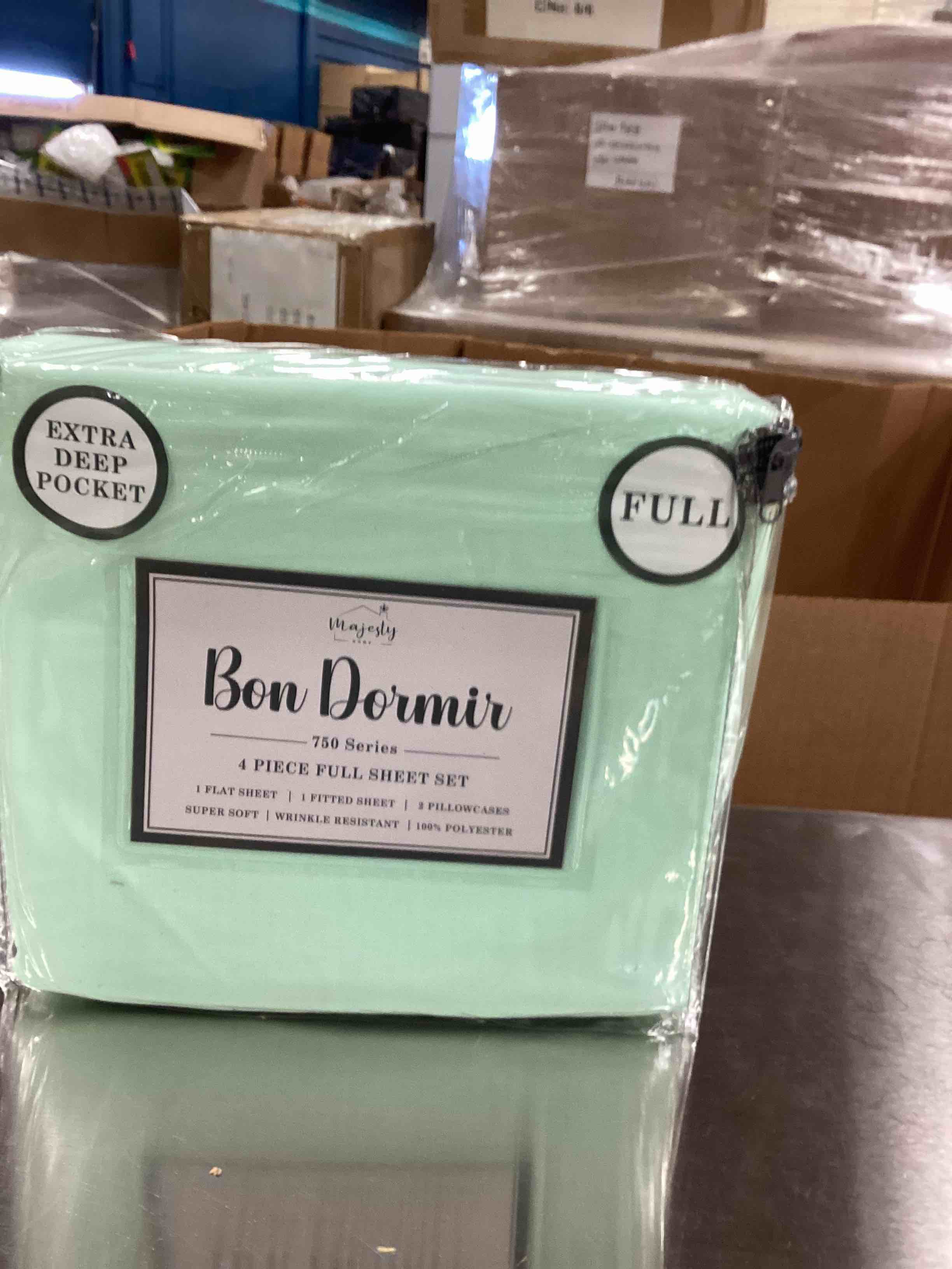 Bon Dormir 750 series 4 piece full sheet, set extra deep pockets