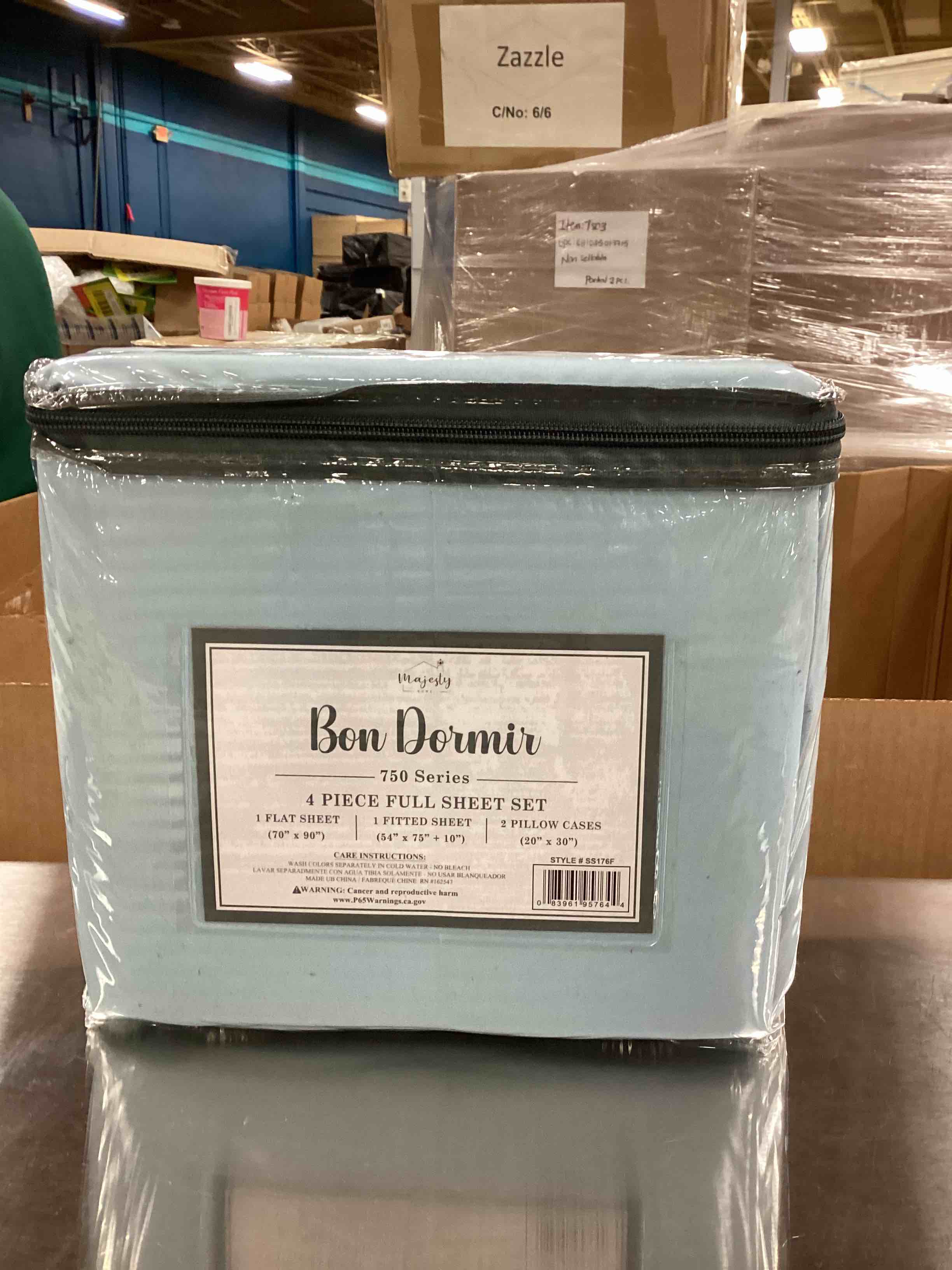 Bon Dormir 750 series 4 piece full sheet, set extra deep pockets