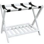 luggage rack shelf white