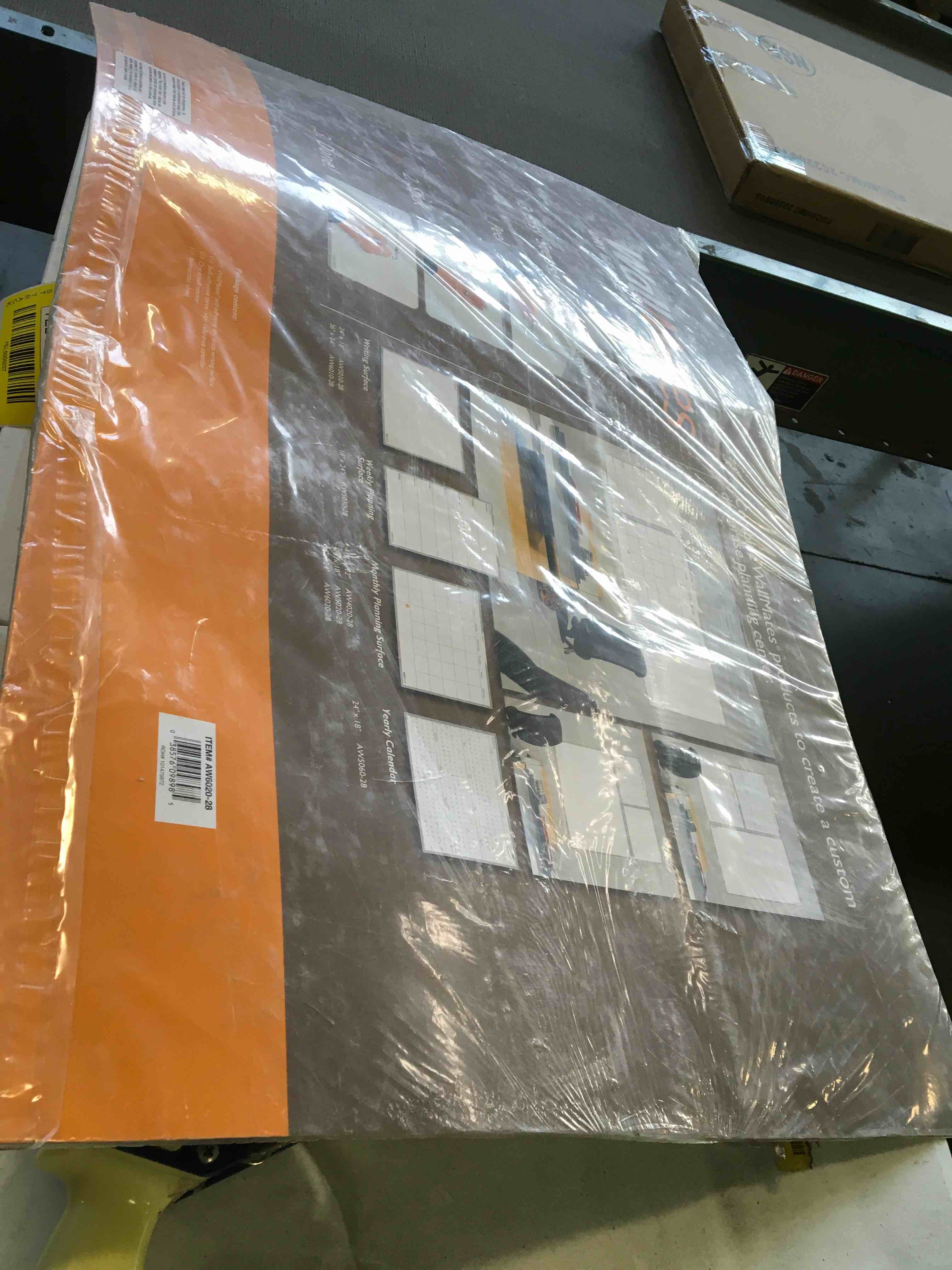 WallMates Self-Adhesive Dry Erase Monthly Planning Surface, 36 x 24, White, Sold as 1 Each, 12PACK , Total 12 Each