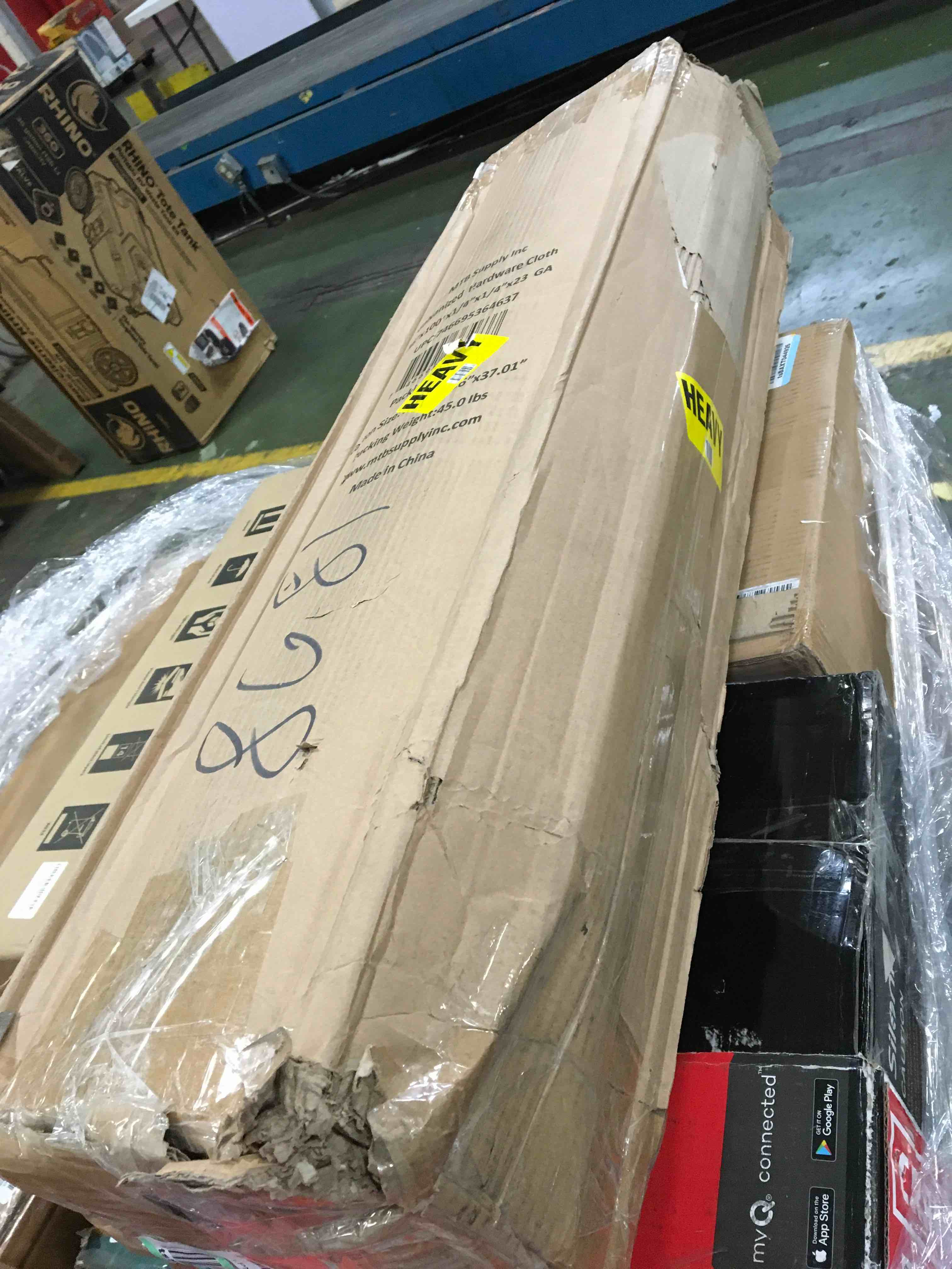 MTB Galvanized Hardware Cloth 36 in x 100 ft 1/4 x1/4 inch Mesh 23GA