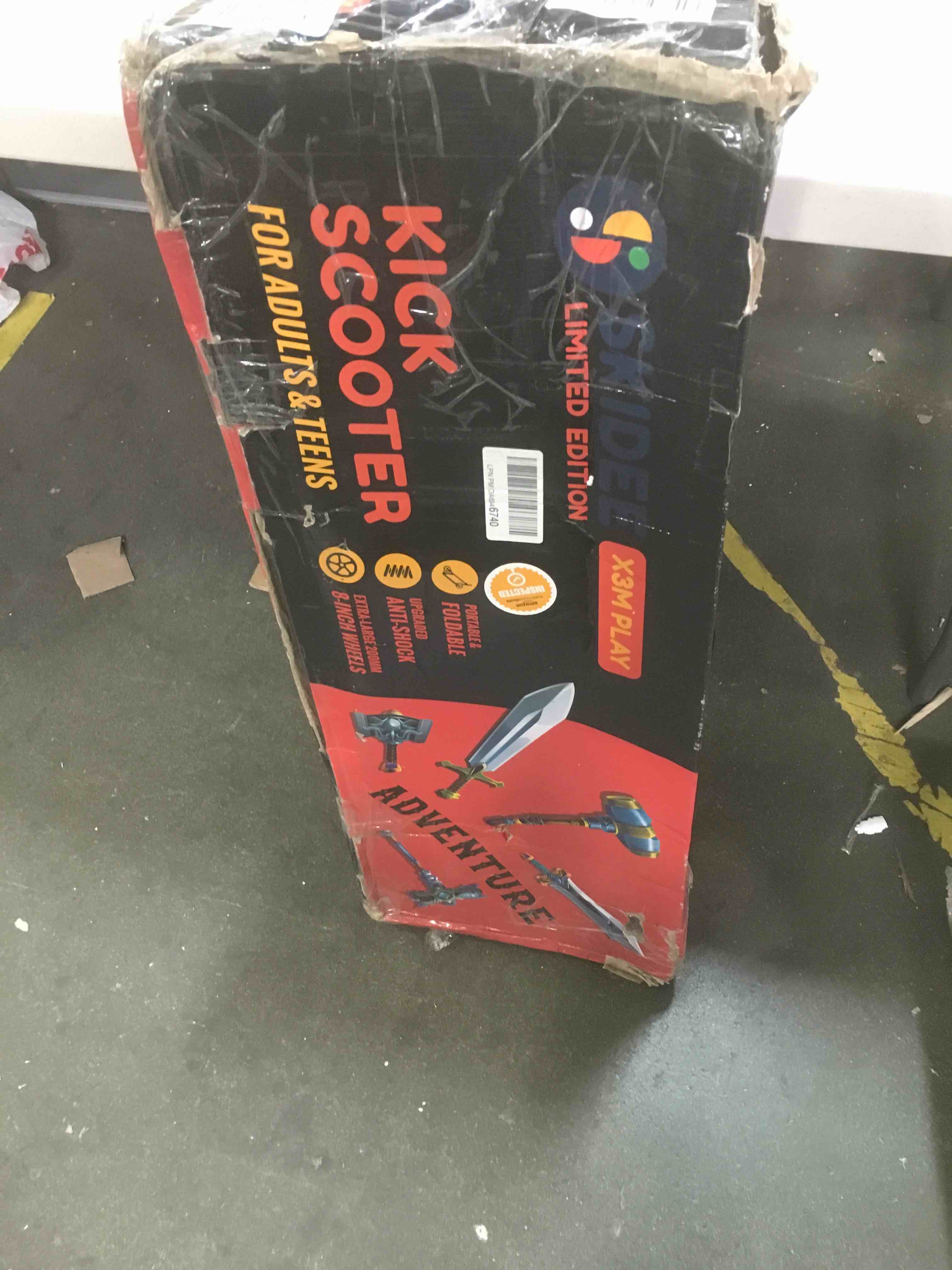 Scooter for Kids Ages 6-12 - Scooters for Teens 12 Years and Up - Adult Scooter with Anti-Shock Suspension - Scooter for Kids 8 Years and Up with 4 Adjustment Levels Handlebar Up to 41 Inches High