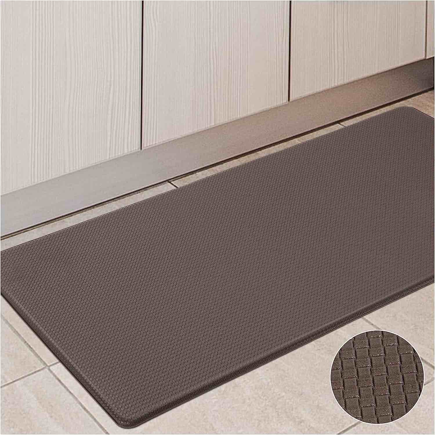 Ray Star Anti Fatigue Kitchen Mat 20 x39. Brown,