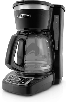 BLACK+DECKER™ 12-Cup* Programmable Coffeemaker, Black
