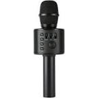 Core Innovations Wireless Bluetooth Karaoke Microphone with Built-in Speakers + HD Recording | Black