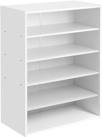 haioou 5 tier shoe rack white 