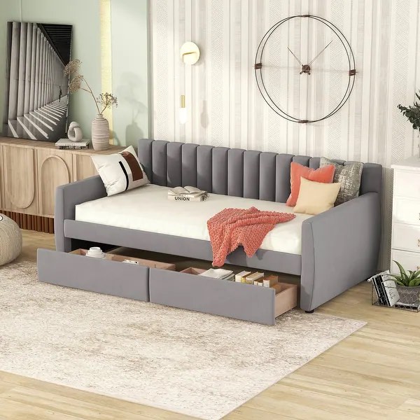 BACKREST + SIDE RAIL FULL BED, light grey ( WI#10982-2)  (incomplete only box 2 of 2) (similar to the picture)