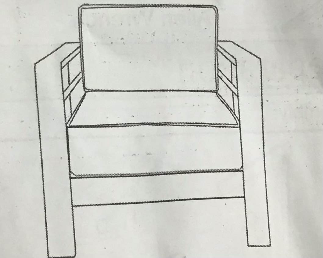 CHAIR SOFA GREY 