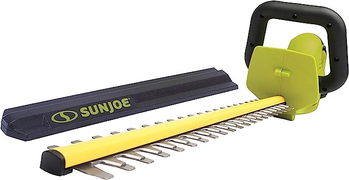 Sun Joe 24V-HT22-CT Cordless Handheld Dual-Action Hedge Trimmer, 22-in Blade, Tool Only