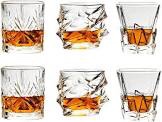 HYMIC Whiskey Glass Set of 6, Old Fashioned Glasses with Box, 10oz Rocks Glasses Barware for Whiskey, Bourbon, Scotch and Liquor Drinks, Gift for Men