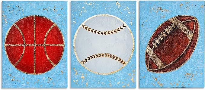 Pure hand-painted oil painting (ball) (12*16*1 IN)