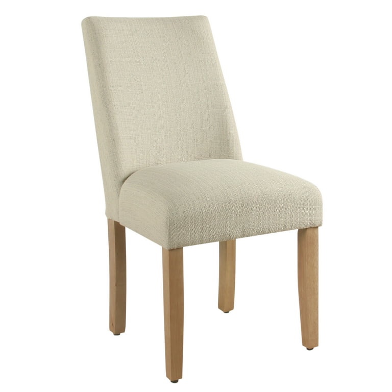 Marin Curved Back Dining Chair Stain Resistant Textured Linen - HomePop