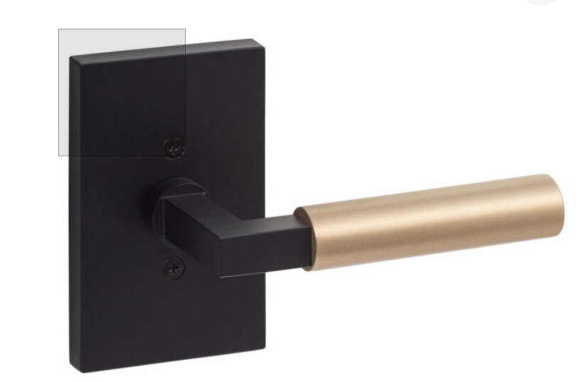 Ridgecrest Mountain LV102 SB Levanto Privacy Rosette, Satin Brass with Knurled  - Thick Door