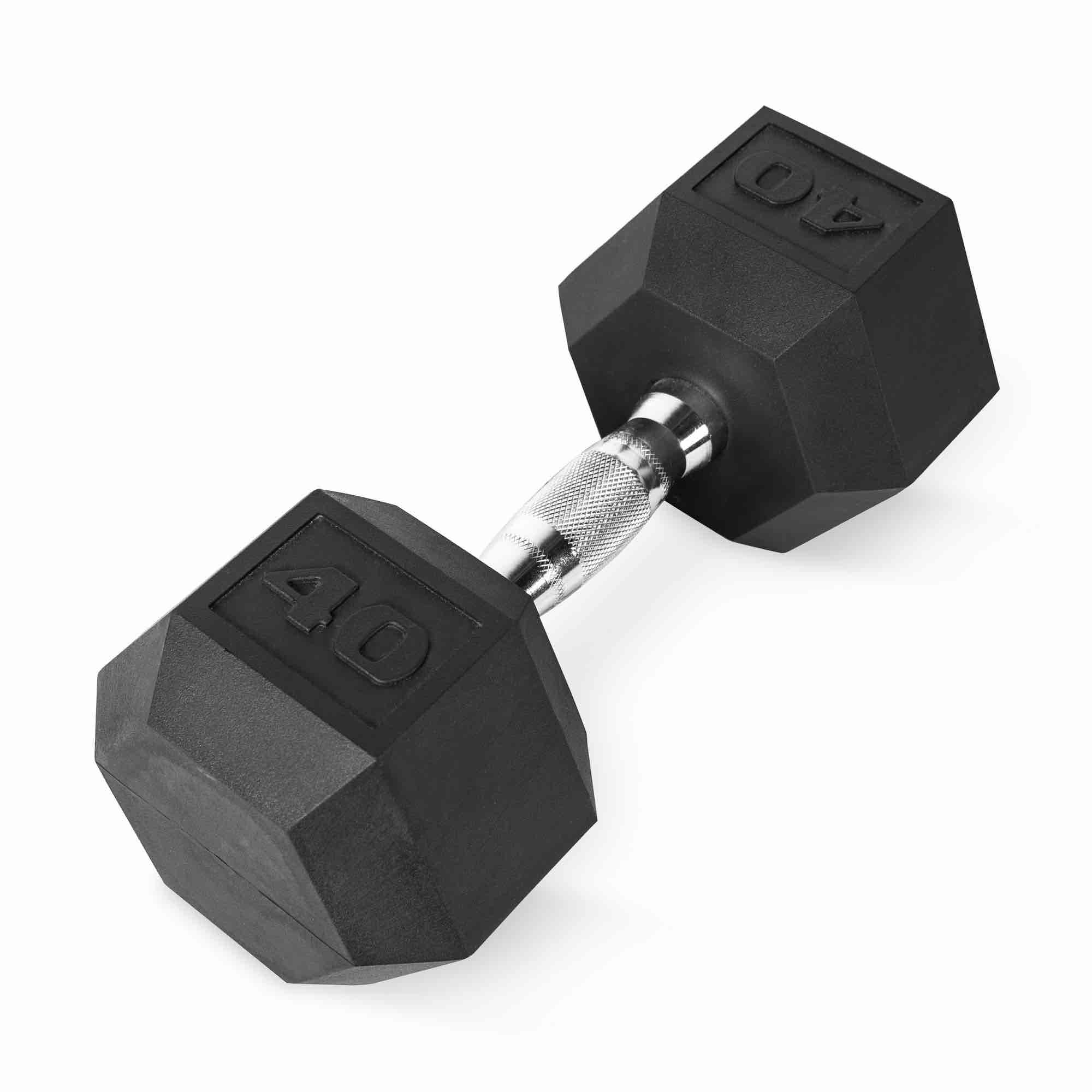 CAP Barbell Coated Hex Dumbbell, Single 40 lbs