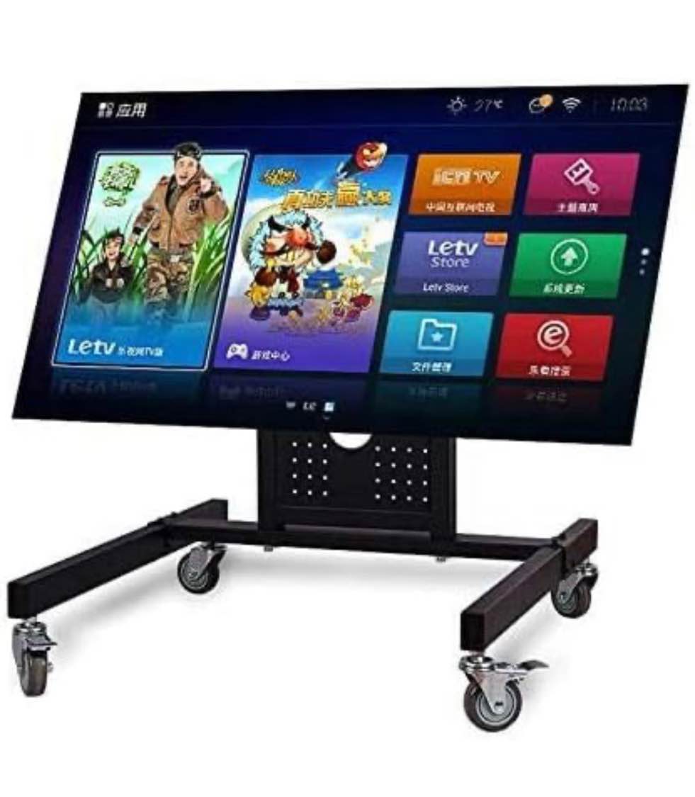 sunter98 Rolling TV Mount Stand Trolley 32-65inch Plasma Screen LED LCD Monitor Low Height Stand Cart D750
