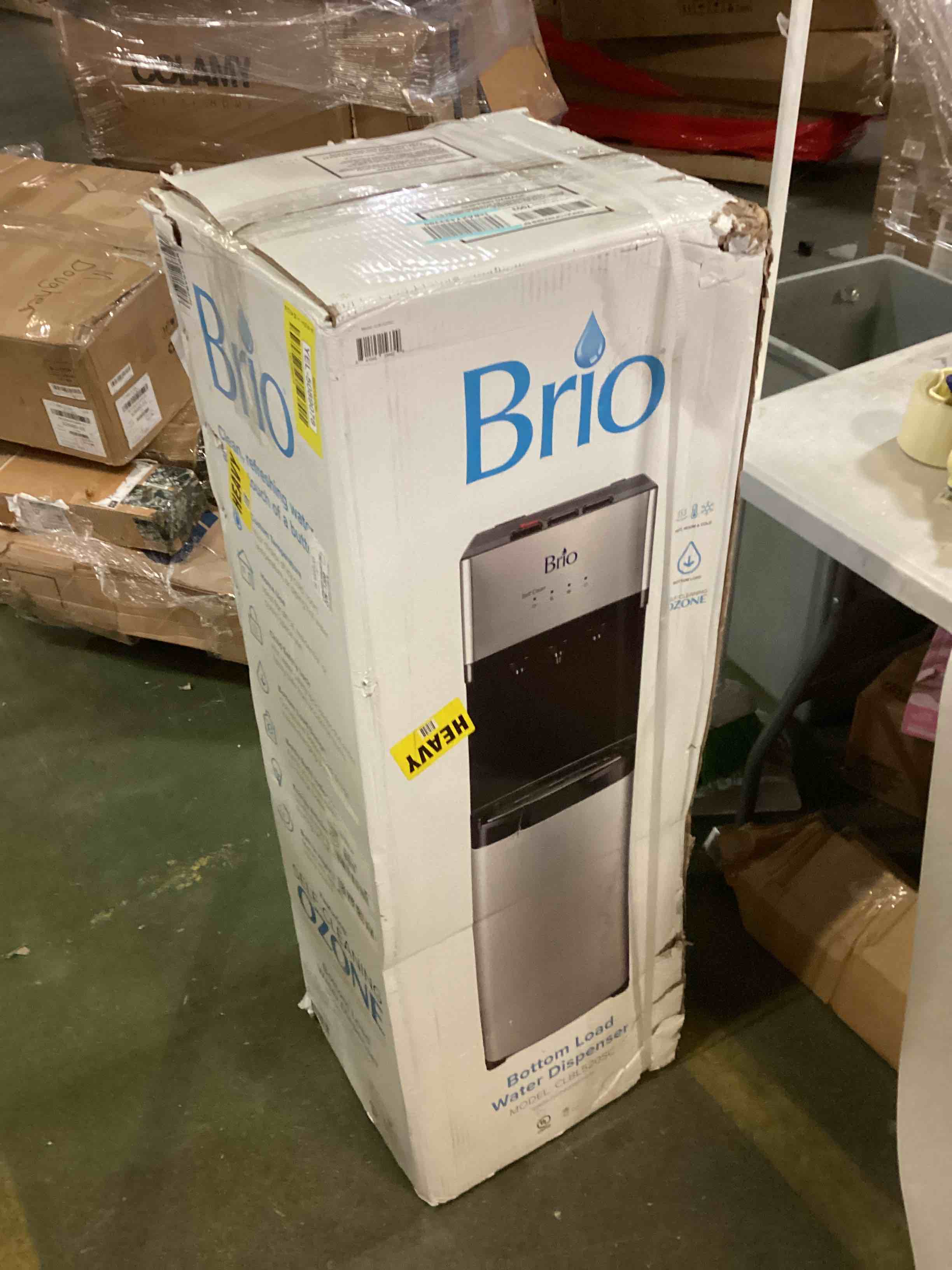 Brio CLBL520SC SelfCleaning Bottom Load Water Cooler Dispenser for 3