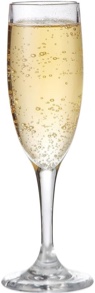 G.E.T. SW-1401-1-SAN-CL-EC BPA-Free Shatterproof Plastic Champagne Glasses, 6 Ounce, Clear (Set of 4)